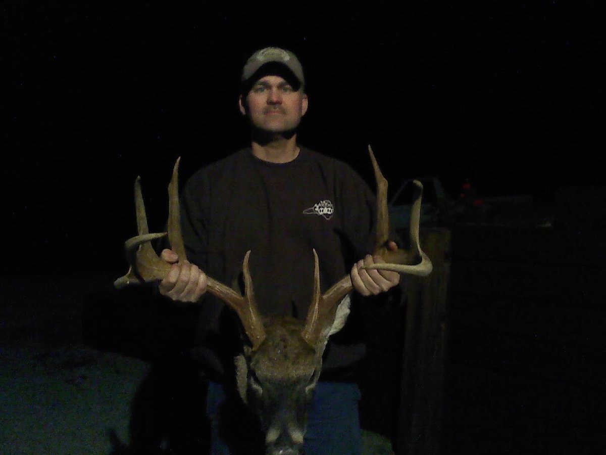 Ken Barfield with a buck taken while hunting